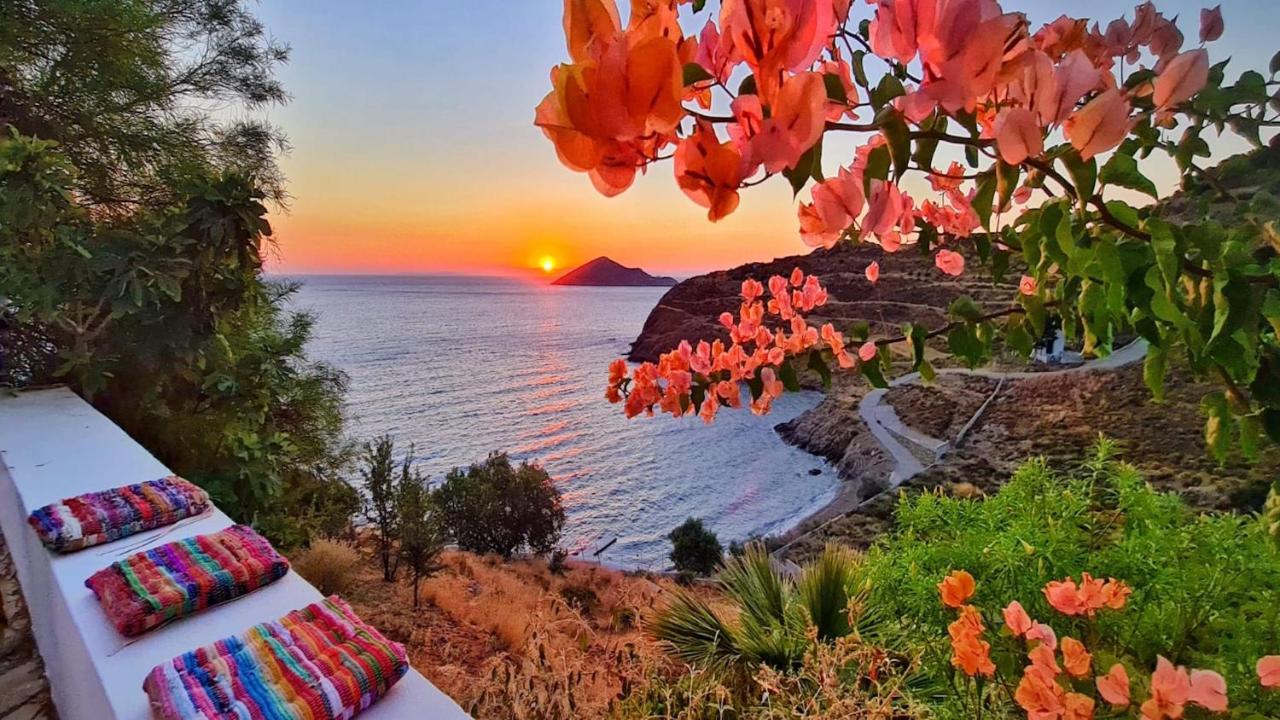 Ivi Beach Front Villa, Leros Vromolithos Exteriér fotografie