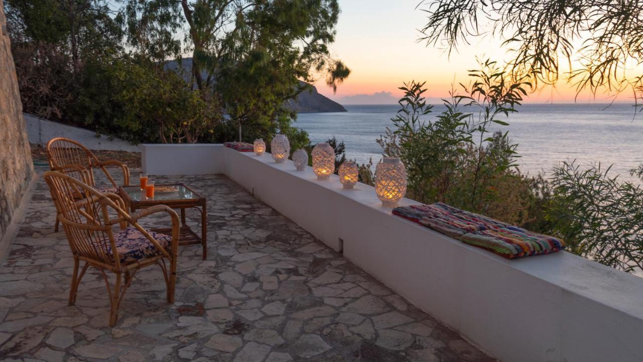 Ivi Beach Front Villa, Leros Vromolithos Exteriér fotografie