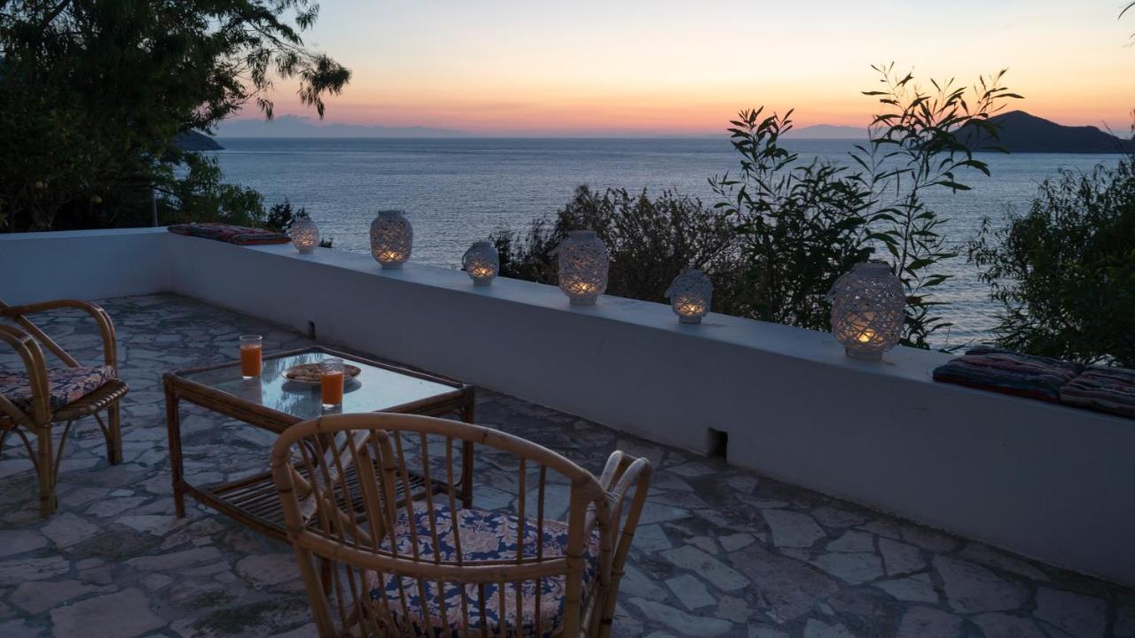 Ivi Beach Front Villa, Leros Vromolithos Exteriér fotografie